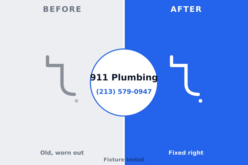Before and after: plumbing company Albany, IN